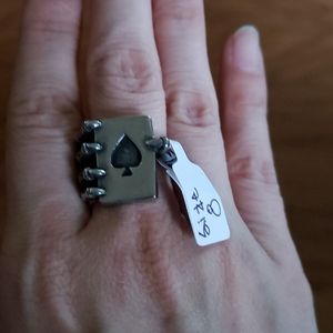 Stainless steel ring size 8 new